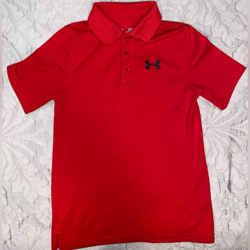 Boys UNDER ARMOUR Polo Shirt Size:YSM can fit size:8